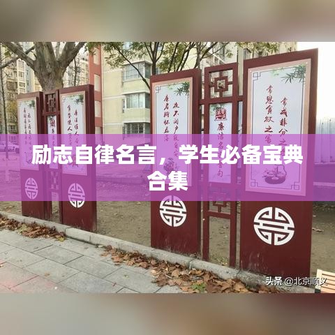 勵志自律名言，學(xué)生必備寶典合集