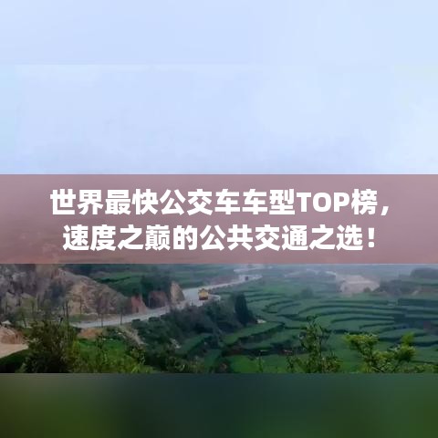 世界最快公交車車型TOP榜，速度之巔的公共交通之選！