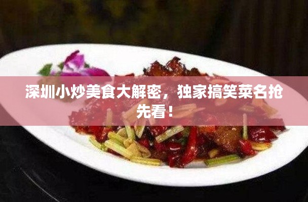 深圳小炒美食大解密，獨(dú)家搞笑菜名搶先看！