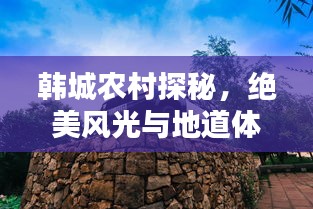 韓城農村探秘，絕美風光與地道體驗攻略