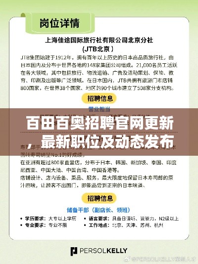 百田百奧招聘官網(wǎng)更新，最新職位及動態(tài)發(fā)布