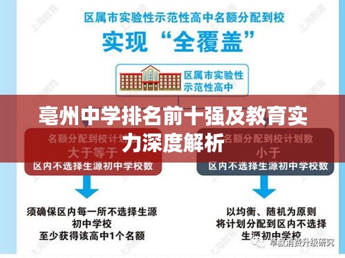 亳州中學(xué)排名前十強(qiáng)及教育實(shí)力深度解析